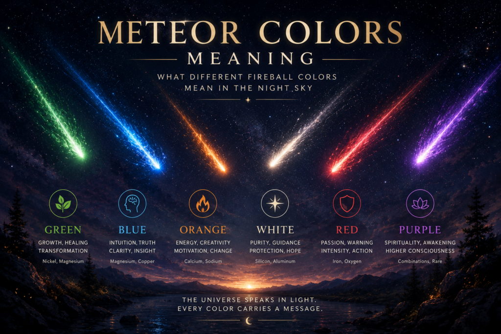 Why Do Meteors Burn In Different Colors Across The Sky?