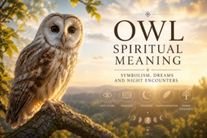 Discover what owls symbolize spiritually, in dreams and why seeing an owl at night feels so mysterious.